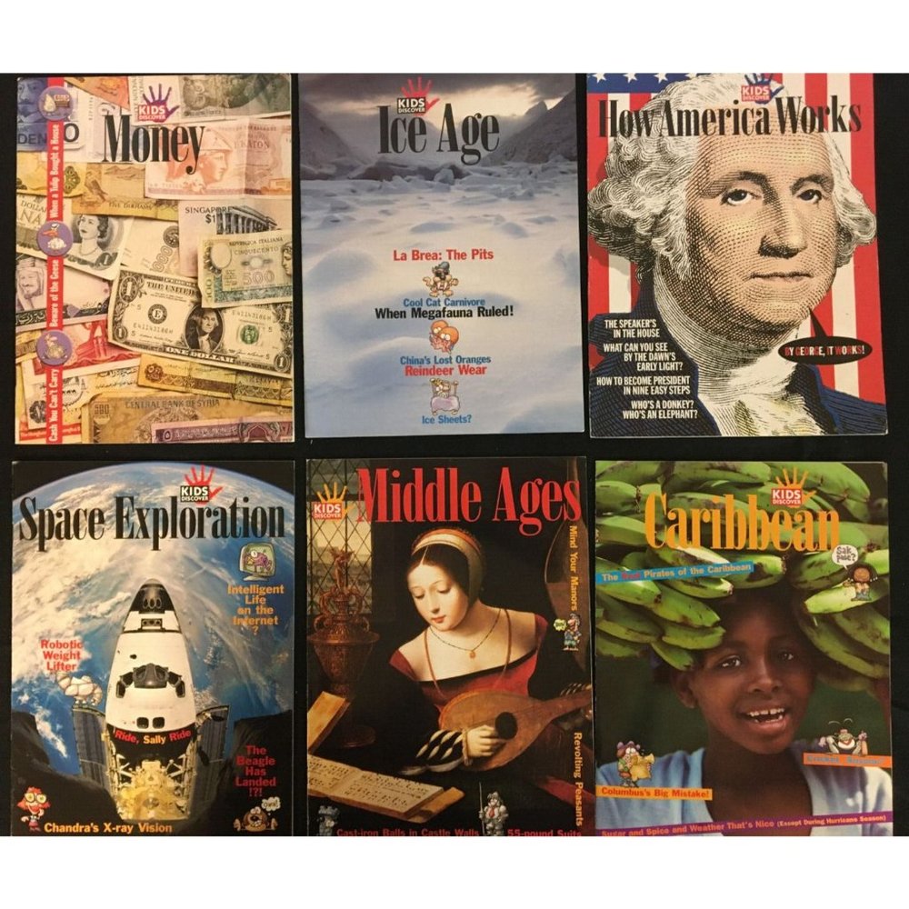 Kids Discover Magazine Lot of 6